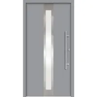 Splendoor Haustür »RHODOS Prime«, Aluminium, in verkehrsgrau