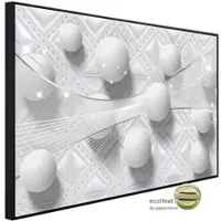 Papermoon Infrarotheizung »EcoHeat - Muster mit Blumen«, Matt-Effekt - bunt