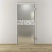 NOVADOORS Glasdrehtür »NOVA 546«, matt - transparent