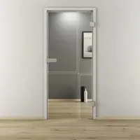 NOVADOORS Glasdrehtür »NOVA 610«, glänzend - transparent