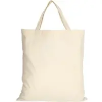 TEXXILLA 10er Pack Baumwolltasche - 28 Farben | mit zwei kurzen Henkeln | 38x42cm, natur, 25 Stück