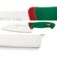 Sanelli Santoku-Messer, ergonomischer Griff, Klingenlänge 16 cm