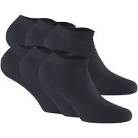 Rohner Sneakersocken SOCKS "Socken Sneaker Bamboo 3er pack 6er Pack", Damen, Gr. 43-46, schwarz, Obermaterial: 80% Viskose CV. 18% Polyamid PA. 2% Elasthan EL., Socken Sneakersocken