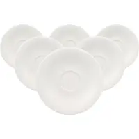 Villeroy & Boch Untertasse "Kaffeeuntertassen New Cottage Basic ø 16,7 cm 6er Set weiß"