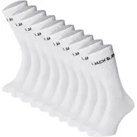 Jack & jones JACK&JONES Kinder Tennissocken, 10er Pack - JACBASIC LOGO TENNISSOCK, Baumwollmischung, Logo