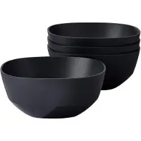 Mepal campinggeschirr - Set Schale Silueta 750 ml 4 Stück- Nordic black