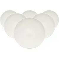 Villeroy & Boch Speiseteller "Speiseteller Royal ø 25 cm 6er Set weiß"