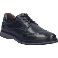 Josef seibel Schnürschuh "Stuart 04, schwarz-kombi", Herren, Gr. 40, schwarz (schwarz, kombi), Obermaterial: 100% Rindsleder Leather cow., Schuhe Schnürschuh