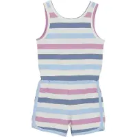 Color Kids Jumpsuit "Jumpsuit COJumpsuit - AOP", Mädchen, Gr. 104, N-Gr, bunt (orchid), Obermaterial: 95% Baumwolle CO. 5% Elasthan EL., Overalls Jumpsuit