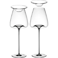 Zieher Rotweinglas "Weingläser + Deckel Vision Intense 640 ml 2er Set transparent"