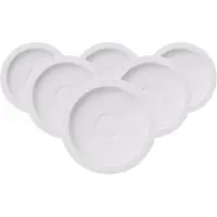 Villeroy & Boch Untertasse "Espresssountertassen White Pearl ø 13 cm 6er Set weiß"