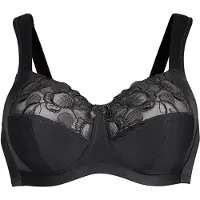 Anita Entlastungs-BH "Komfort BH Lucia", Damen, Gr. 100, Cup C, schwarz, Interlock, Obermaterial: 46% Polyester PES. 43% Polyamid PA. 11% Elasthan EL., BHs Entlastungs-BH