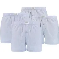 Levi's Herren Boxershorts, 4er Pack - Web-Shorts, Baumwolle, einfarbig