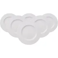 Villeroy & Boch Speiseteller "Speiseteller White Pearl ø 27,5 cm 6er Set weiß"