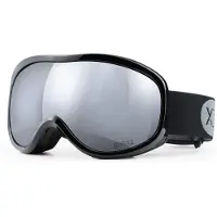 Yeaz Skibrille "Ski- und Snowboard-Brille silber/schwarz STEEZE"