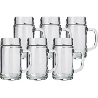 Stölzle Bierkrug "Bierkrüge STYRIA 500 ml 6er Set transparent"