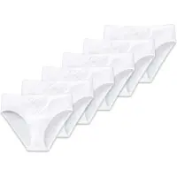 Schiesser Damen Tai-Slips, 6er Pack - "Cotton Essentials", Tai Pants, Baumwolle