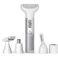 Ailoria EVAPORE SET - Rasierer mit verschiedenen Aufsätzen USB SILBER