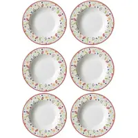 Ritzenhoff & Breker Suppenteller "Suppenteller Shanti ø 22.0 cm 6er Set bunt"