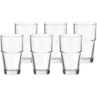 Leonardo Glas "Becher Solo 250 ml 6er Set transparent"
