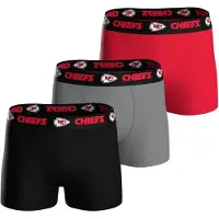 NFL Herren Boxershorts, 3er Pack - Teams, Boxers, Football, Logo, Baumwollmischung