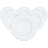 Villeroy & Boch Suppenteller "Suppenteller Anmut Platinum No.1 ø 24,8 cm weiß"