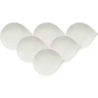 Villeroy & Boch Brotteller "Brotteller Flow ø 17,5 cm 6er Set weiß"