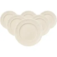 Villeroy & Boch Brotteller "Brotteller Manoir ø 17,4 cm 6er Set weiß"