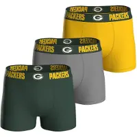NFL Herren Boxershorts, 3er Pack - Teams, Boxers, Football, Logo, Baumwollmischung