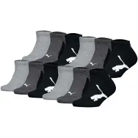 Puma Kinder Sneakersocken, 12er Pack - BWT Sneaker 12P, Logos, einfarbig