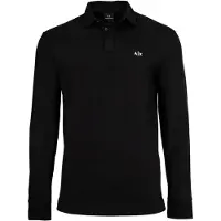 Armani Exchange Poloshirt "Poloshirt POLO SHIRT", Herren, Gr. M, schwarz, Obermaterial: 97% Baumwolle CO. 3% Elasthan EL., Shirts Poloshirt