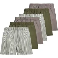 Jack & Jones JACK&JONES Herren Web-Boxershorts, 6er Pack - JACMILANO WOVEN BOXERS 6 PACK , Baumwolle