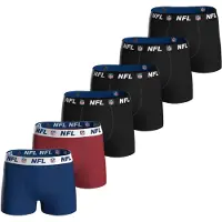 NFL Herren Boxershorts, 6er Pack - Shield 6Pack Boxers, Baumwoll-Stretch, Logobund