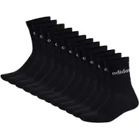 Adidas Unisex Socken, 12er Pack - Linear Crew Cushioned, Logo, gepolstert, einfarbig