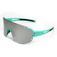 Yeaz Sport-Sonnenbrille weiß/blau SUNGLOW