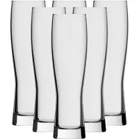 Rastal Bierglas "Weizenbiergläser Monaco Slim 0,5 l 6er Set transparent"