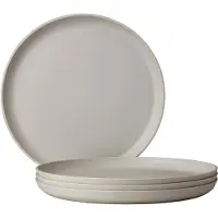 Mepal campinggeschirr - Set Essteller Silueta 260 mm 4 Stück - Nordic white - Campingteller set