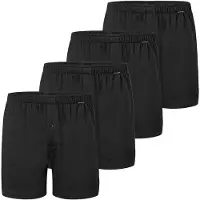 Schiesser Herren Jersey-Boxershorts, 4er Pack - 4Pack Boxershorts, Baumwolle, einfarbig