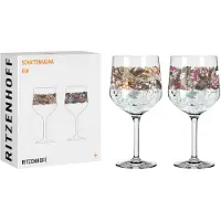 Ritzenhoff Glas "Gin-Gläser Schattenfauna 720 ml 2er Set transparent"