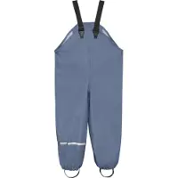 CeLaVi Regenhose. Träger - Recyceltes PU - China Blue m. Träger - - 110 - Regenhosen