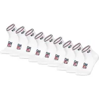 NFL Unisex Quarter-Socken, 9er Pack - Shield 9Pack Quarter Socks, Logo, Streifen, Baumwollmischung