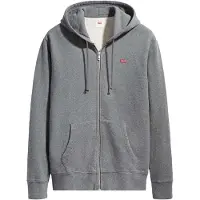 Levi's Sweatshirt "Sweatjacke The Original Housemark Zip Up 1er Pack", Herren, Gr. S, grau, Obermaterial: 100% Baumwolle CO., Sweatshirts Sweatshirt