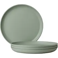 Mepal campinggeschirr - Set Frühstücksteller Silueta 230 mm 4 Stück - Nordic sage - Campingteller set