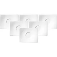 Villeroy & Boch Untertasse "Kaffee-/Teeuntertasse NewWave 6er Set weiß"