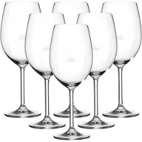 Leonardo Rotweinglas "Rotweingläser geeicht Daily Gastro-Edition 0,2 l 6er Set transparent"