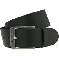 Jack & Jones Ledergürtel "JACBRAGA LEATHER BELT SN" mit silberner Schließe