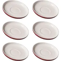 Ritzenhoff & Breker Untertasse für Espressotasse 6er Set Jasper beere