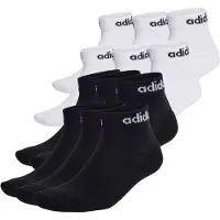 Adidas Originals Unisex Quarter Socken, 12er Pack - Linear Cushioned Ankle, Logo, gepolstert, einfarbig