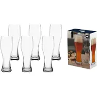 Leonardo Bierglas "Weizenbiergläser Taverna 330 ml 6er Set transparent"