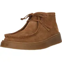 Clarks Mokassins Torview High aus hochwertigem Veloursleder 1224 Cola Suede 40